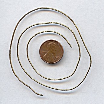 SERPENTINE BRASS BEADING 1MM. VINTAGE CHAIN - PRICED PER FOOT SERPENTINE BRASS BEADING 1MM. VINTAGE CHAIN - PRICED PER FOOT