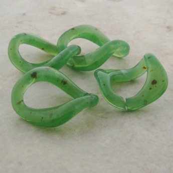 Jade Links - 19X19 Square Interlocking Links - Lot of 12 Jade Links - 19X19 Square Interlocking Links - Lot of 12