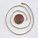 CABLE BRASS BEADING 2MM. VINTAGE CHAIN - PRICED PER FOOT