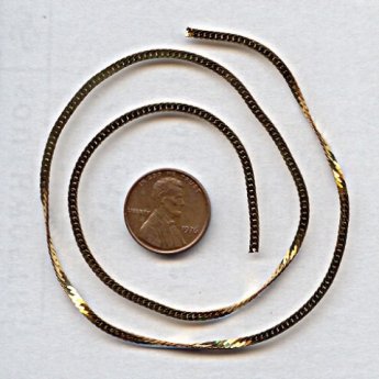 HERRINGBONE BRASS 2MM. VINTAGE CHAIN - PRICED PER FOOT HERRINGBONE BRASS 2MM. VINTAGE CHAIN - PRICED PER FOOT