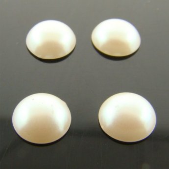 6MM CULTURA LOW DOME PEARL ROUND CABOCHONS - Lot of 144 6MM CULTURA LOW DOME PEARL ROUND CABOCHONS - Lot of 144